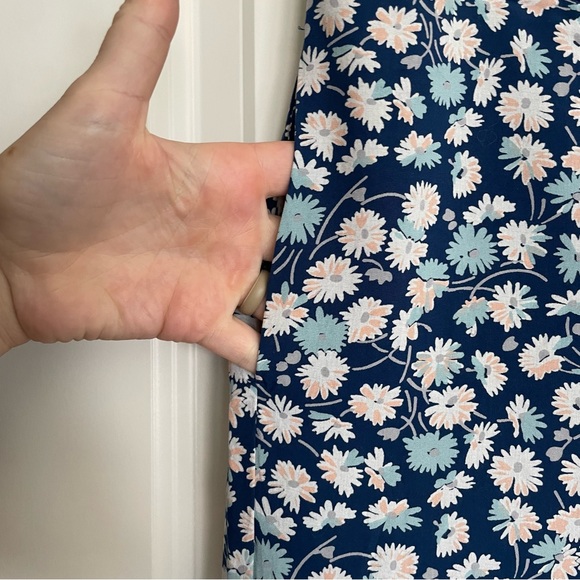 Madewell Huston Floral Wide-Leg Cropped Pants - size medium - Picture 8 of 9